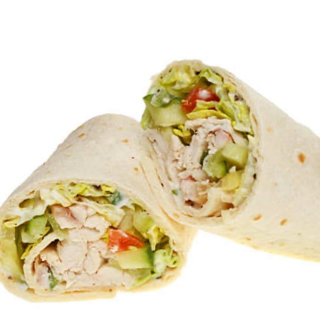 Greek Wrap with Chicken.