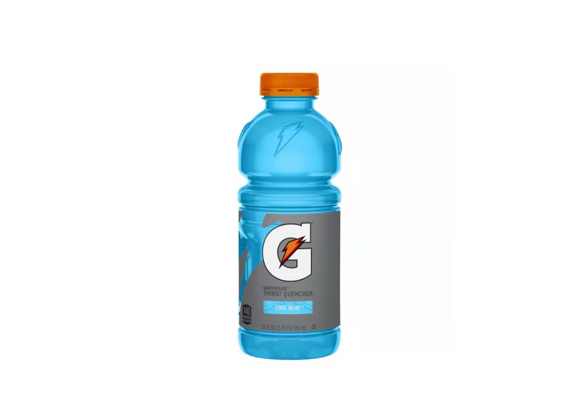 Blue Gatorade.