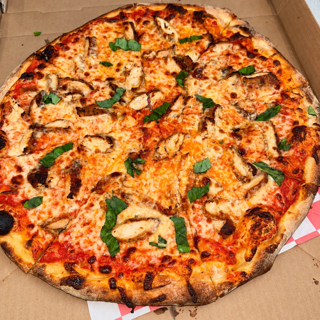 Chicken Parm Pizza.