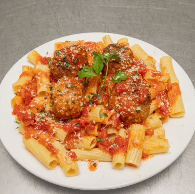 Meatballs Parm.