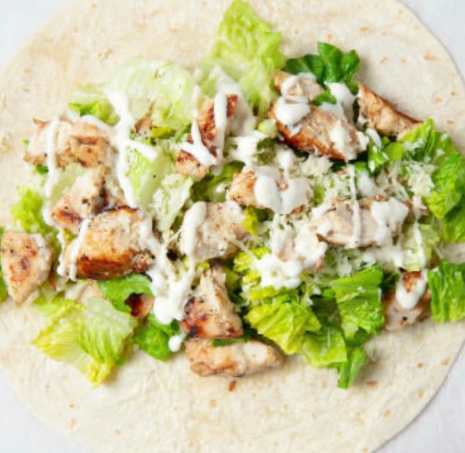 Chicken Caesar Wrap.