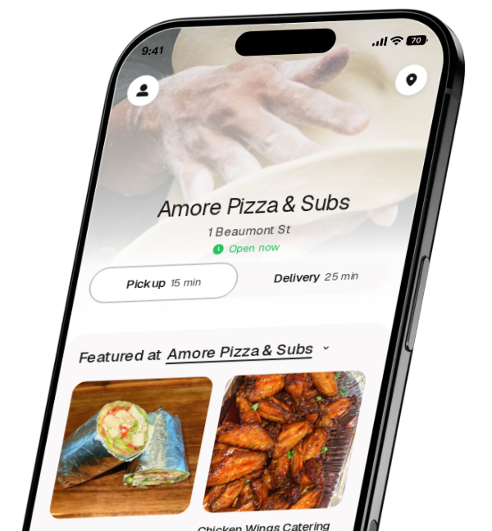 Amore Pizza & Subs app preview