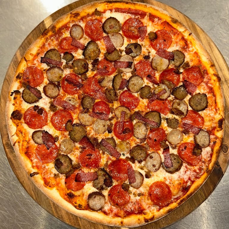 Indulge in Meat Lovers Pizza