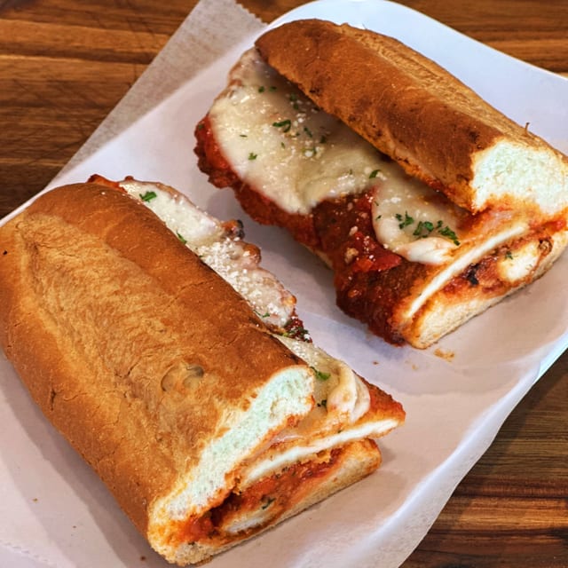 Chicken Parmigiana Sub  (LARGE 12”).