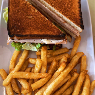 Ham and Cheese Club Sandwich